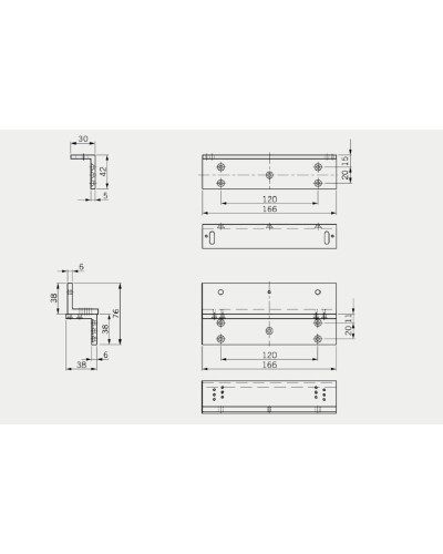 L+Z кронштейн для EMC 1200 ALH. L+Z кронштейн для EMC 1200 ALH. dormakaba в Электростали