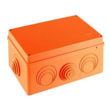 Коробка JBS210 210x150x100, 8 вых., 9P (1,5…4мм²) (43136HF). Коробка монтажная, огнестойкая, без галогена. Экопласт