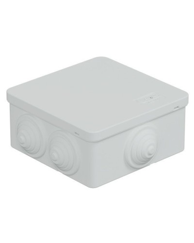 Коробка JBS101 100х100х55, 6 вых., IP55, белая (44037W-1). Коробка монтажная. Экопласт в Электростали