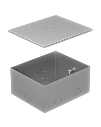 Коробка металлическая с крышкой для заливки в пол BOX/4 (70141): Коробка металлическая с крышкой для заливки в пол 159,6х133,6х75 мм, для люков 70040 в Электростали