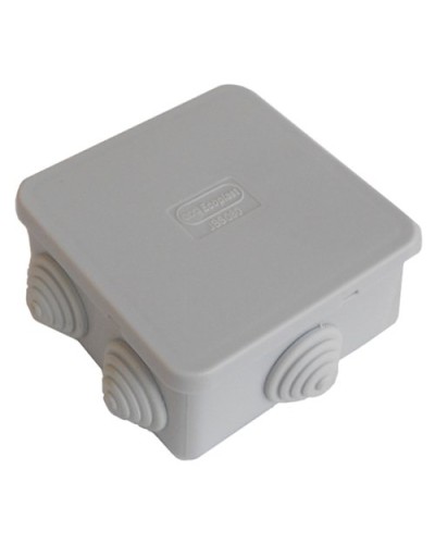 Коробка JBS080 85х85х50, 6 вых., IP44, белая (44066W-1). Коробка монтажная. Экопласт в Электростали
