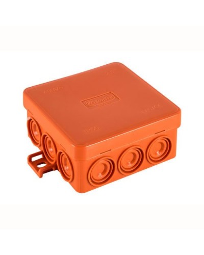Коробка JBL085 85х85х38, 12 вых., 3P (0,15...4мм²) (43465HF). Коробка монтажная, огнестойкая, без галогена. Экопласт в Электростали