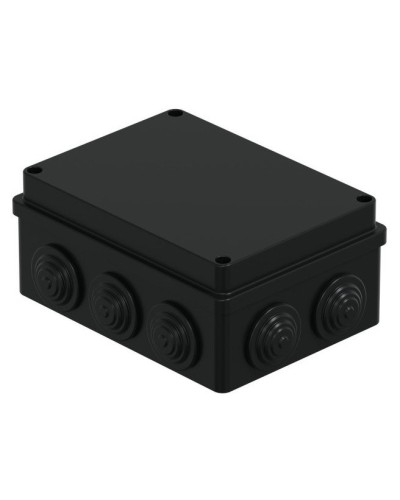 Коробка JBS150 150х110х70, 10 вых., IP55, черная (44009BL-1). Коробка монтажная. Экопласт в Электростали