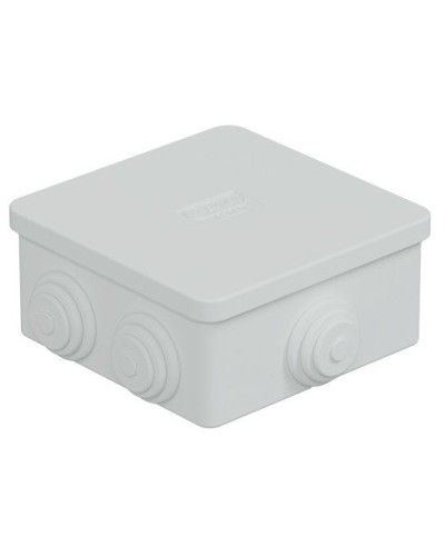 Коробка JBS080 85х85х40, 6 вых, IP44, белая (44006W-1). Коробка монтажная. Экопласт в Электростали