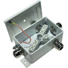 КМ-О (10к*6,0)-IP66-d, пять вводов: Коробка монтажная огнестойкая