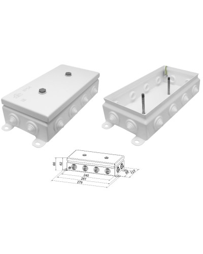 КМ IP55-1224. Коробка монтажная электротехническая. Гефест в Электростали