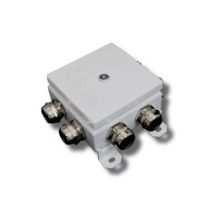 КМ-О (12к)-IP66-120х120, два ввода: Коробка монтажная огнестойкая