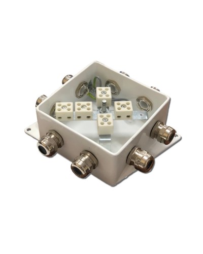 КМ-О (10к*6,0)-IP66-120х120, четыре ввода. Коробка монтажная огнестойкая. Гефест в Электростали