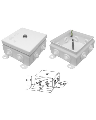 КМ IP55-1212. Коробка монтажная электротехническая. Гефест в Электростали