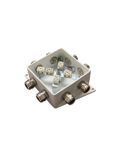 КМ-О (10к)-IP66-120х120, восемь вводов: Коробка монтажная огнестойкая в Электростали