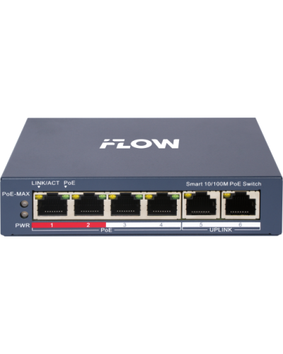 F-SW-EM206POE-VM. Коммутатор с POE. i-FLOW в Электростали