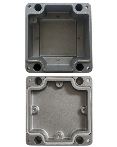 МКС Мороз, глухая, IP66/IP68, серый. Коробка коммутационная металлическая. Магнито-Контакт в Электростали