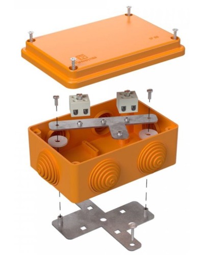 Коробка огнестойкая 120х80х50 (40-0340-FR1.5-4). Коробка огнестойкая для открытой установки. Промрукав в Электростали