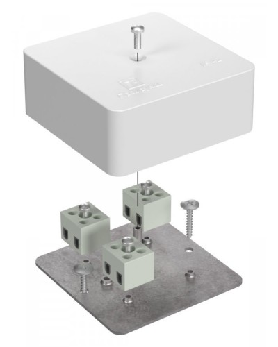 Коробка огнестойкая 75х75х30 (40-0450-FR1.5-6). Коробка огнестойкая для открытой установки. Промрукав в Электростали