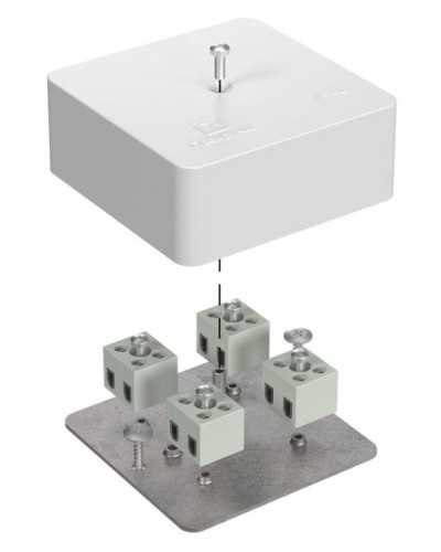 Коробка огнестойкая 75х75х30 (40-0450-FR2.5-8). Коробка огнестойкая для открытой установки. Промрукав в Электростали