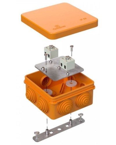 Коробка огнестойкая 80х80х40 (40-0210-FR2.5-4). Коробка огнестойкая для открытой установки. Промрукав в Электростали