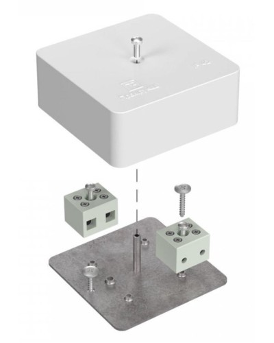 Коробка огнестойкая 75х75х30 (40-0450-FR2.5-4). Коробка огнестойкая для открытой установки. Промрукав в Электростали