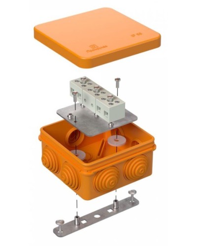 Коробка огнестойкая 80х80х40 (40-0210-FR2.5-6). Коробка огнестойкая для открытой установки. Промрукав в Электростали