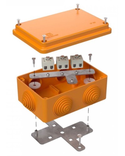 Коробка огнестойкая 120х80х50 (40-0340-FR1.5-6). Коробка огнестойкая для открытой установки. Промрукав в Электростали