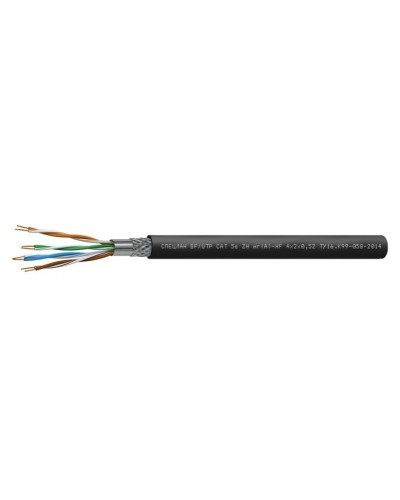 СПЕЦЛАН SF/UTP Cat 5e ZH нг(А)-HF 1х2х0,52. Кабель «витая пара» (LAN) для структурированных систем связи. Спецкабель в Электростали