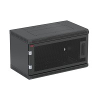 ШТ-НСр-6U-600-650-П-Ч (130411-01834). Шкаф телекоммуникационный 19 настенный 6U. ССД (Связьстройдеталь)